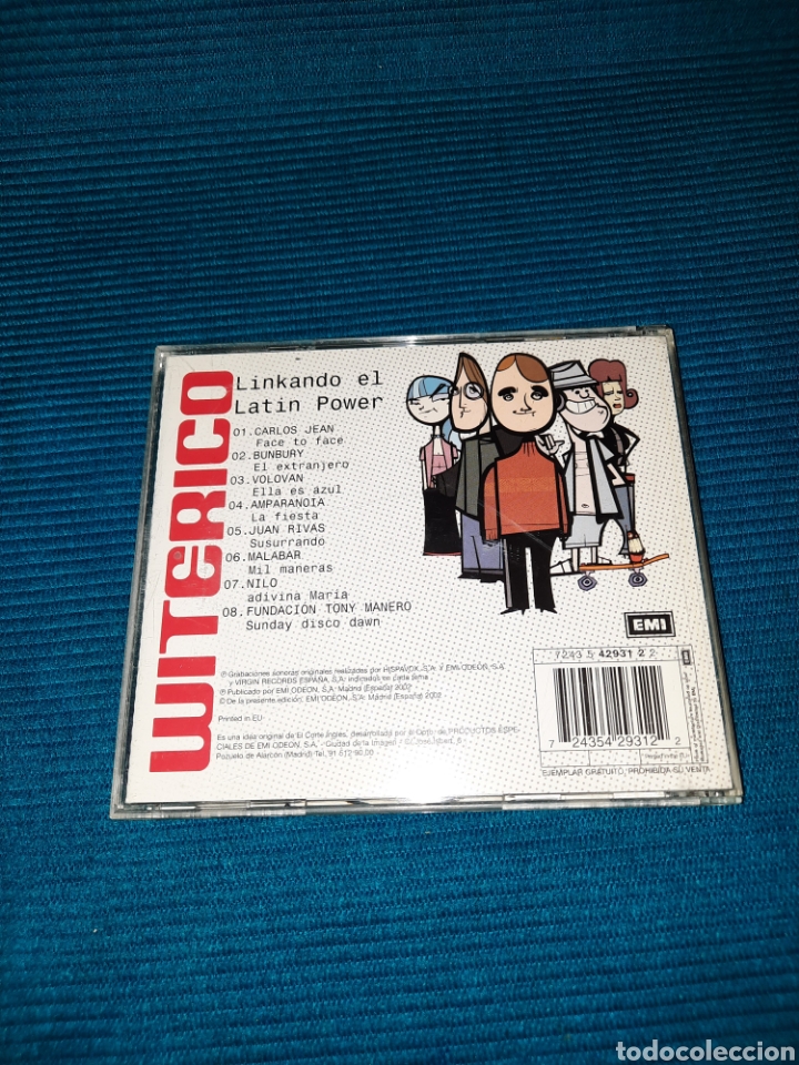 CDs de m&uacute;sica: CD WITERICO, LINKANDO EL LATIN POWER - Foto 2