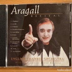 CDs de Música: ARAGALL - RECITAL. Lote 309871103