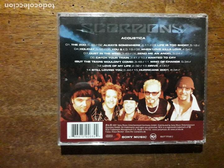 CDs de m&uacute;sica: Scorpions - acoustica - Foto 3