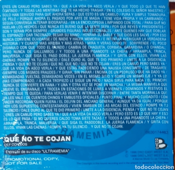 CDs de m&uacute;sica: Def Con Dos Que no te cojan - Foto 2