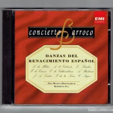 CDs de Musique: CONCIERTO BARROCO Nº 68 - DANZAS DEL RENACIMIENTO ESPAÑOL - EDICIONES DEL PRADO 1993. Lote 309930108