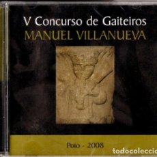 CDs de Música: R799 - NUEVO Y PRECINTADO. V CONCURSO DE GAITEIROS. MANUEL VILLANUEVA. POIO 2008. GAITA. GALICIA. CD. Lote 309932418