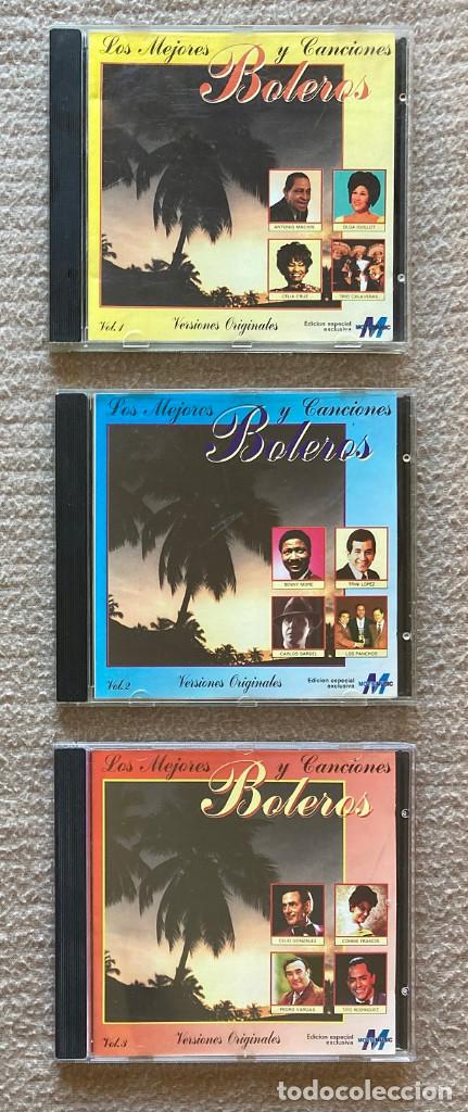 CD di Musica: LOS MEJORES BOLEROS Y CANCIONES. 3 CD&acute;S (0071CD)