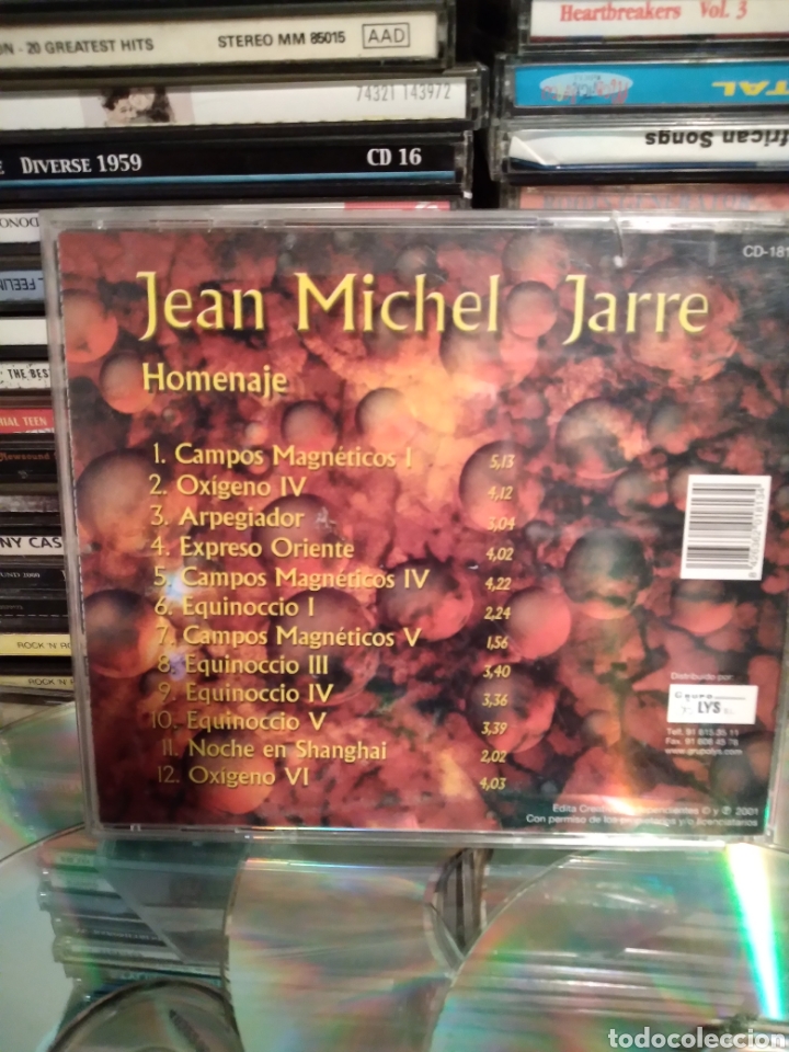 CDs de m&uacute;sica: Cd - JEAN MICHEL JARRE &rdquo;HOMENAJE&rdquo; - Foto 2