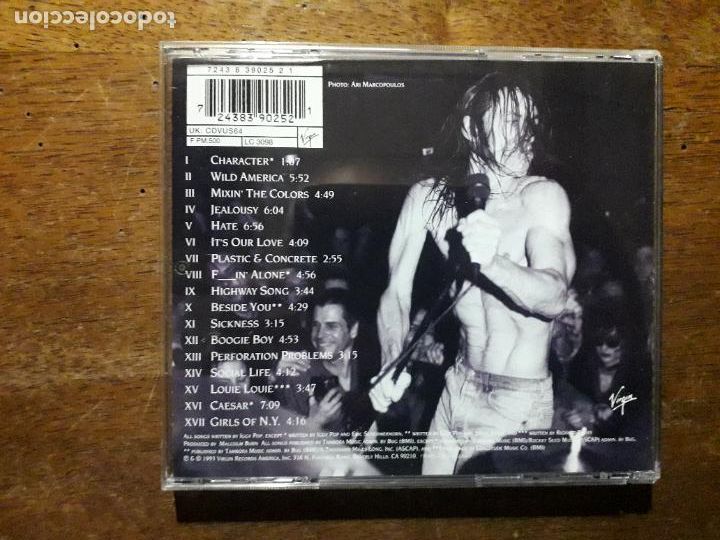 CDs de m&uacute;sica: Iggy pop - american caesar - Foto 3