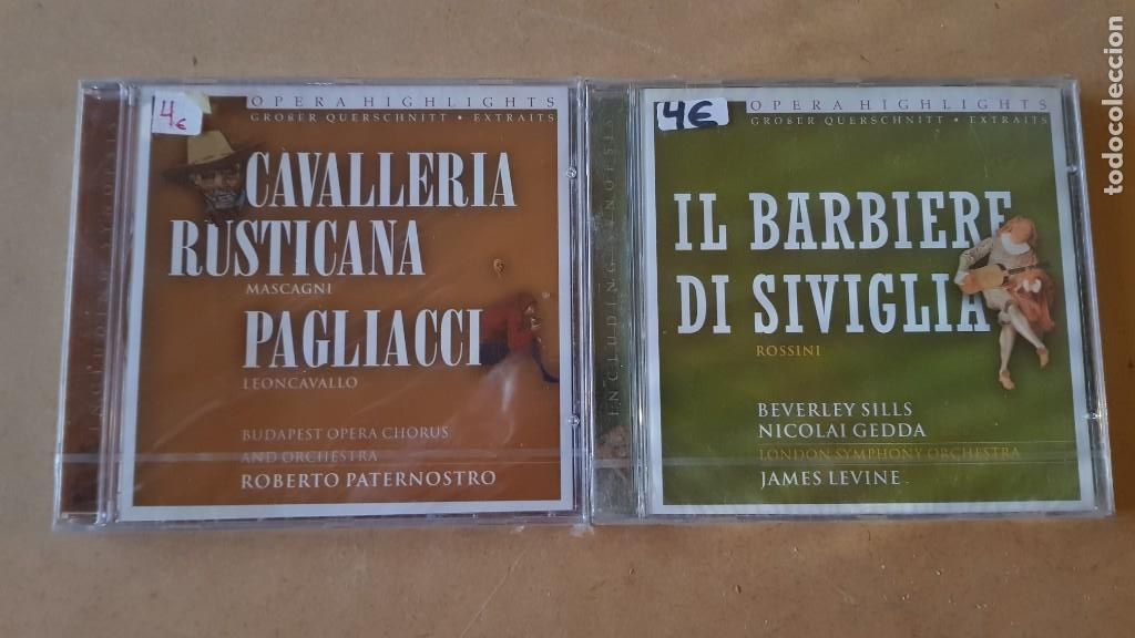 CDs de m&uacute;sica: LOTE: 2 CDS DE OPERA (PRECINTADOS) - Foto 1