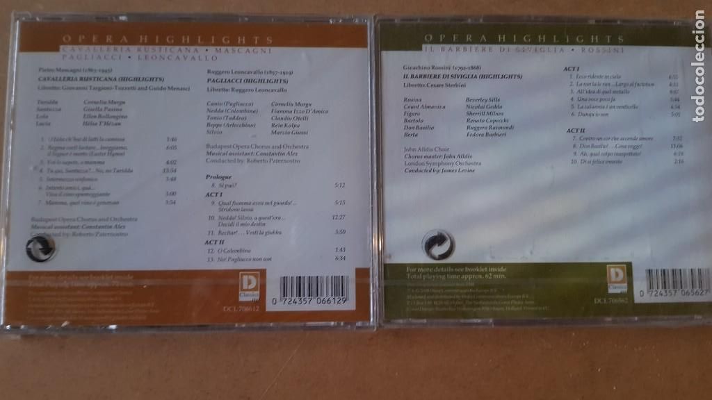 CDs de m&uacute;sica: LOTE: 2 CDS DE OPERA (PRECINTADOS) - Foto 2
