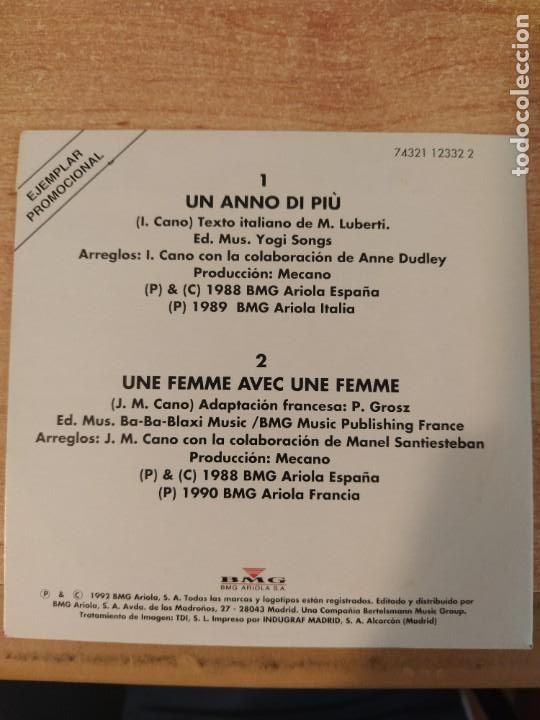 CDs de m&uacute;sica: Lote Mecano - Foto 6