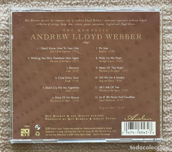 CDs de m&uacute;sica: ANDREW LLOYD WEBBER. THE ROMANTIC (0090CD) - Foto 2