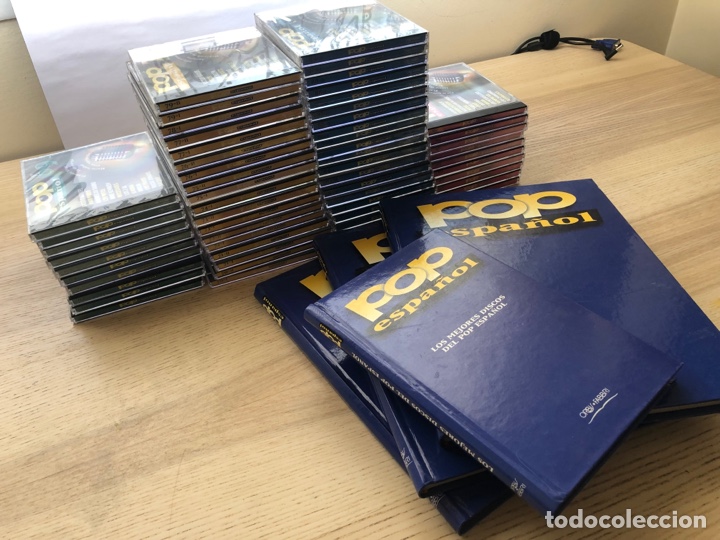 CDs de m&uacute;sica: Pop Espa&ntilde;ol 4 tomos y 59 CD. ediciones Orbis - Foto 1