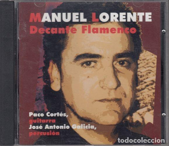 CDs de m&uacute;sica: MANUEL LORENTE - DECANTE FLAMENCO - CD - C - 1# - Foto 1