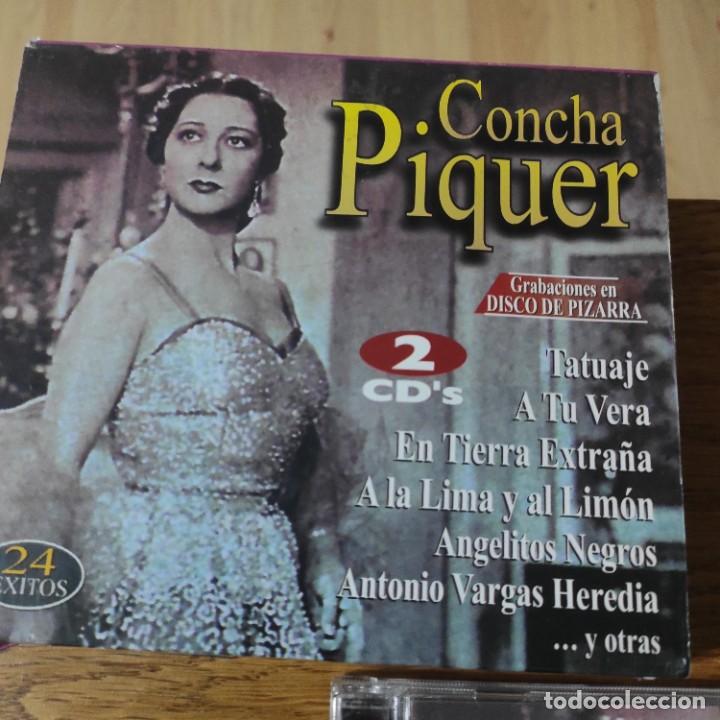 CDs de m&uacute;sica: ESTUCHE DE DOS CD DE CONCHA PIQUER, 24 EXITOS - Foto 1