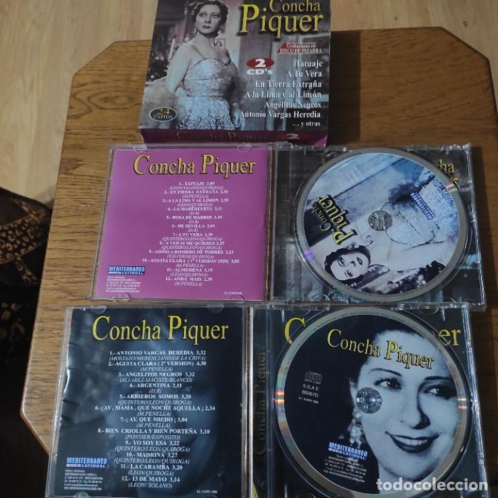 CDs de m&uacute;sica: ESTUCHE DE DOS CD DE CONCHA PIQUER, 24 EXITOS - Foto 4