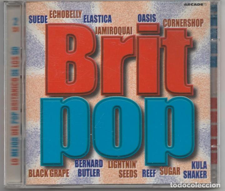 CDs de m&uacute;sica: CD RECOPILATORIO - BRIT POP - DOBLE CD - Foto 1
