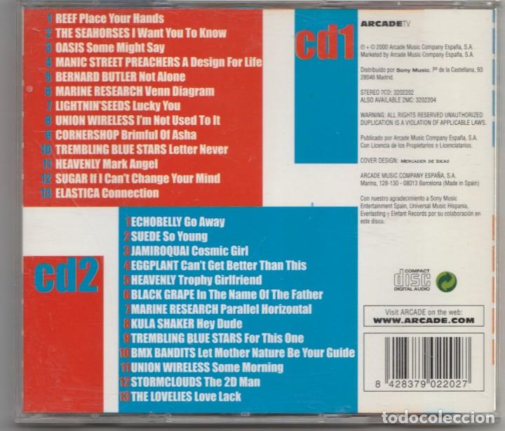 CDs de m&uacute;sica: CD RECOPILATORIO - BRIT POP - DOBLE CD - Foto 2