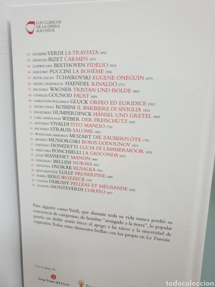 CDs de m&uacute;sica: Verdi La Traviata 1853 2 CD y Libro opera - Foto 4