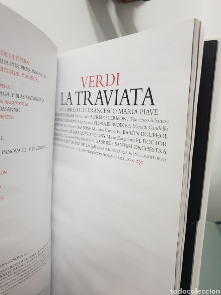 CDs de m&uacute;sica: Verdi La Traviata 1853 2 CD y Libro opera - Foto 8