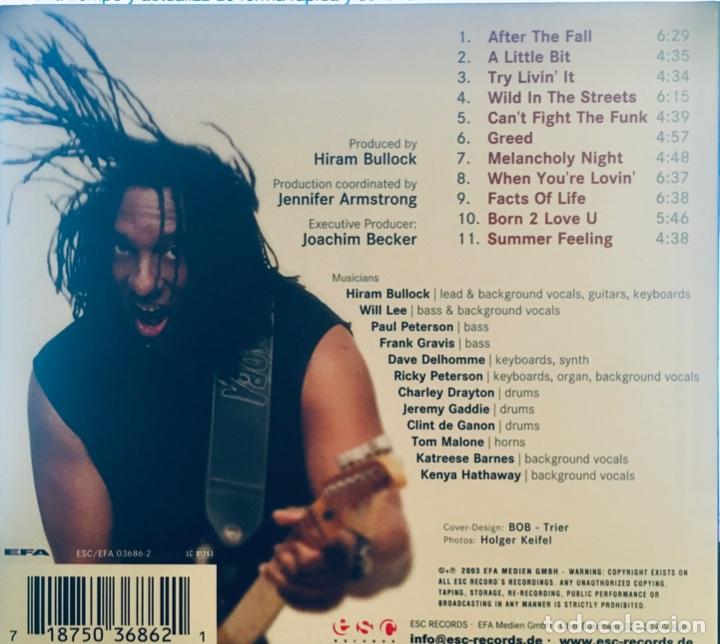 CDs de m&uacute;sica: Hiram Bullock. Try living It. - Foto 2