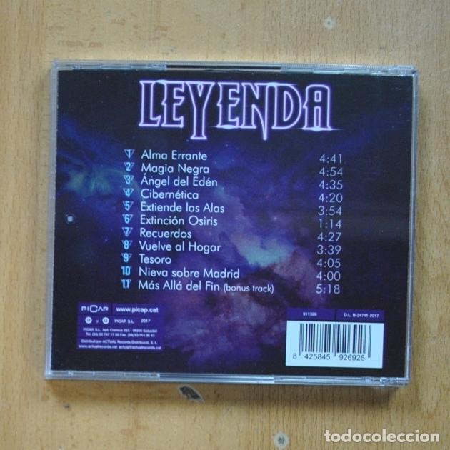 CDs de m&uacute;sica: LEYENDA - CIBERNETICA - CD - Foto 2