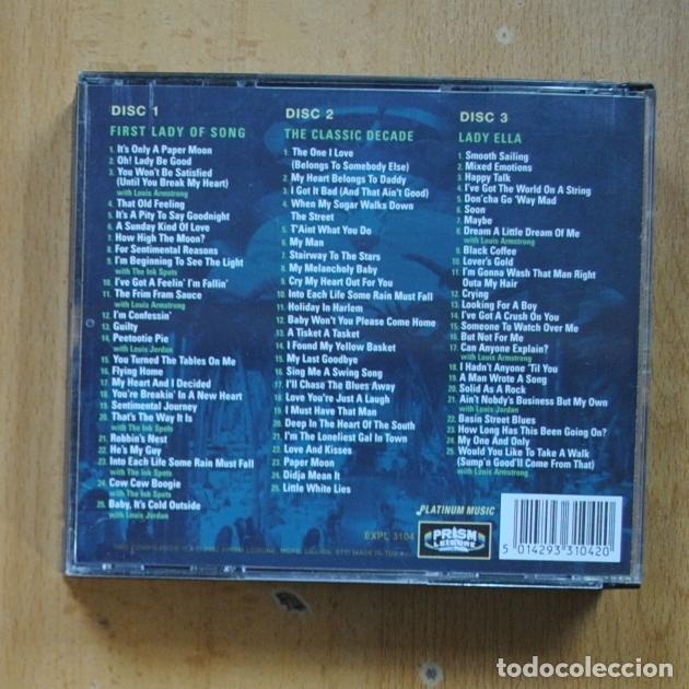 CDs de m&uacute;sica: ELLA FITZGERALD - 75 ORIGINAL RECORDINGS - 3 CD - Foto 2