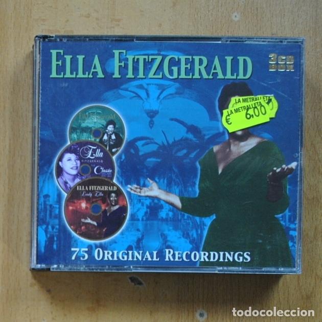 CDs de m&uacute;sica: ELLA FITZGERALD - 75 ORIGINAL RECORDINGS - 3 CD - Foto 1