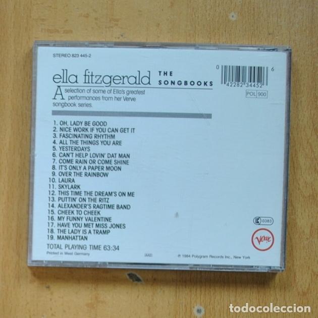 CDs de m&uacute;sica: ELLA FITZGERALD - THE SONGBOOK - CD - Foto 2