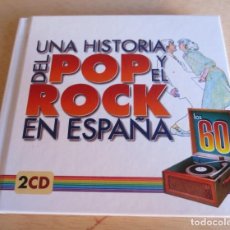 CDs de Música: DOBLE CD UNA HISTORIA DEL POP ROCK EN ESPAÑA. LOS 60.. Lote 310423063