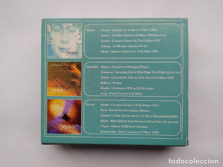 CDs de m&uacute;sica: CONTEMPLATION. PEACE. RELAX WITHE THE CLASSICS. 3 CDS. TDKCD303 - Foto 2