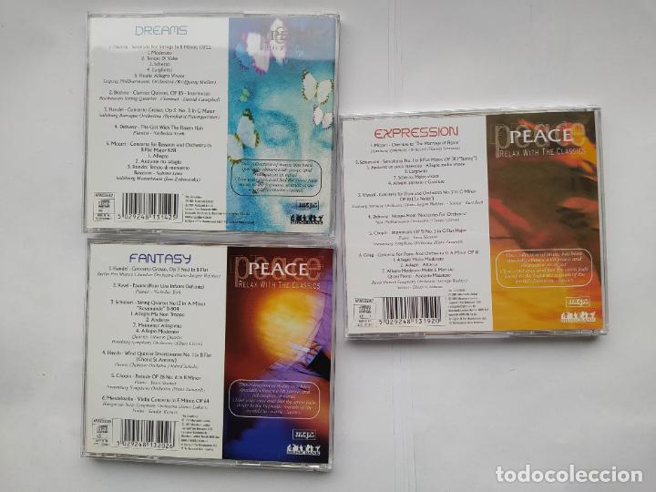 CDs de m&uacute;sica: CONTEMPLATION. PEACE. RELAX WITHE THE CLASSICS. 3 CDS. TDKCD303 - Foto 4