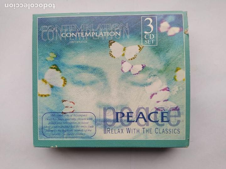 CDs de m&uacute;sica: CONTEMPLATION. PEACE. RELAX WITHE THE CLASSICS. 3 CDS. TDKCD303 - Foto 1