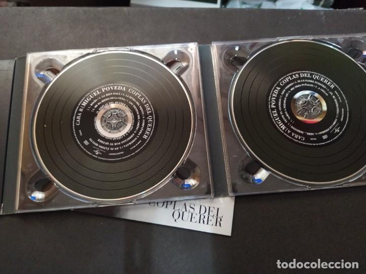 CDs de m&uacute;sica: MIGUEL POVEDA CD ORIGINAL DOBLE CON LIBRETO COPLAS DEL QUERER - Foto 2