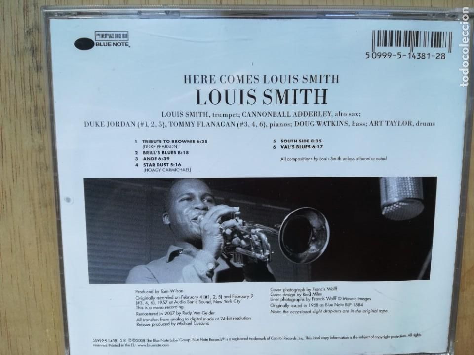 CDs de m&uacute;sica: Louis Smith. Here comes. CD - Foto 2