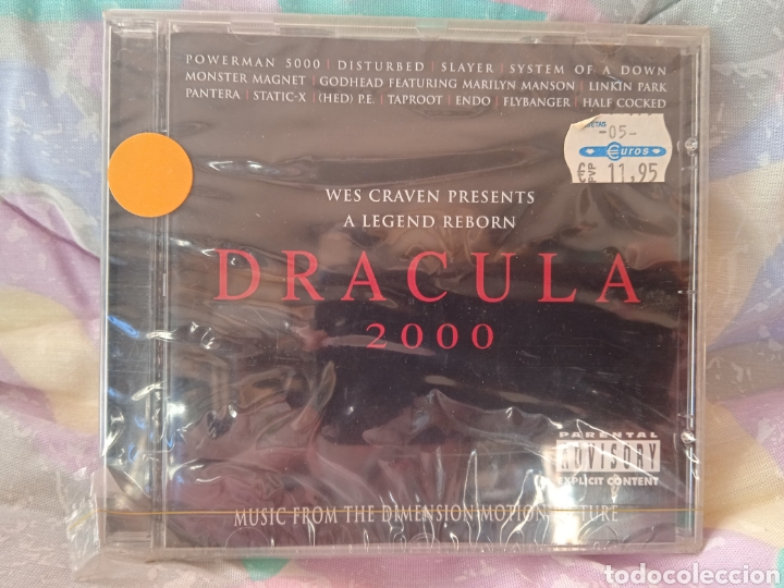 CDs de m&uacute;sica: DR&Aacute;CULA 2000 -Wes Craven- Precintado - Foto 1
