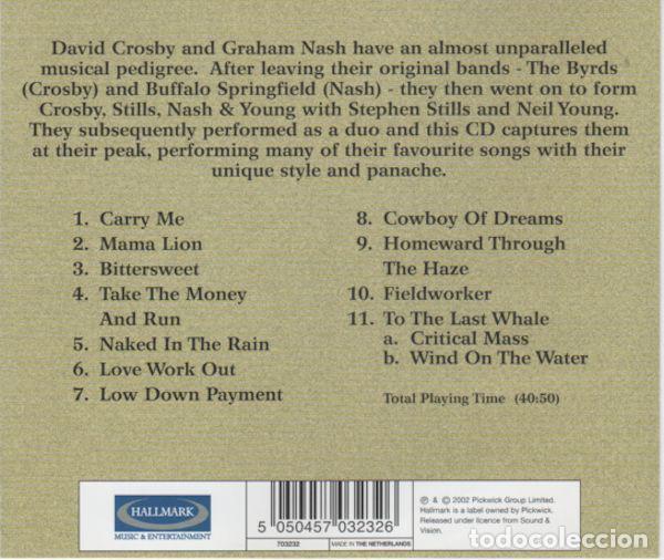 CDs de m&uacute;sica: CROSBY & NASH - BITTERSWEET - Foto 2