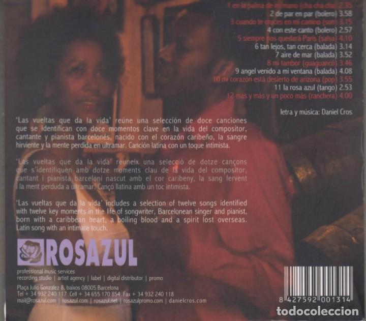 CDs de m&uacute;sica: Daniel Cros cd Las Vueltas Que Da La Vida 2010 - Foto 2