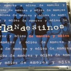 CDs de Música: CD CLANDESTINOS - DE AMORES Y ODIOS - CLAN RECORDS CD 1997 CLAN RECORDS - POP ROCK. Lote 310778088