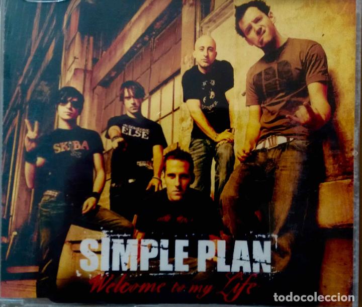 CDs de m&uacute;sica: SIMPLE PLAN, WELCOME TO MY LIFE. CD SINGLE 1 TEMA - Foto 1