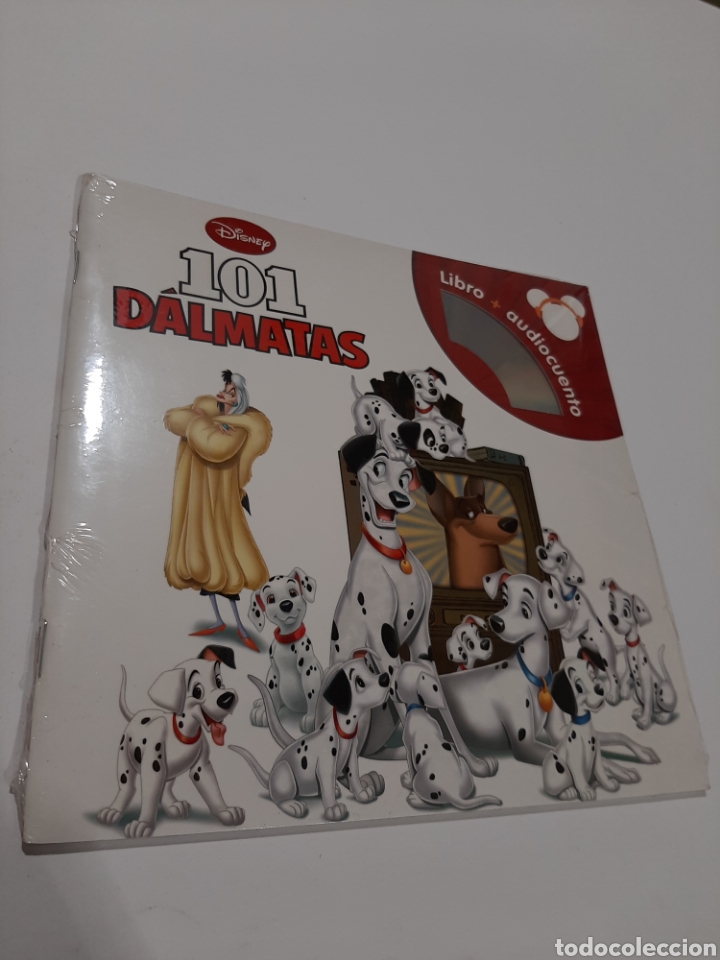 CDs de M&uacute;sica: 101 d&aacute;lmatas libro + audiocuento disney NUEVO PRECINTADO