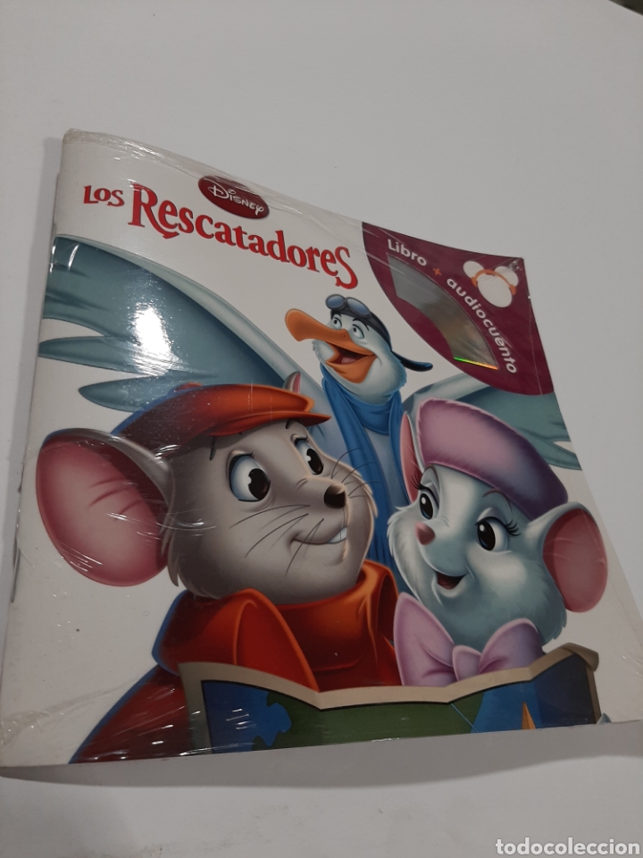 CDs de M&uacute;sica: Los rescatadores libro + audiocuento disney NUEVO PRECINTADO