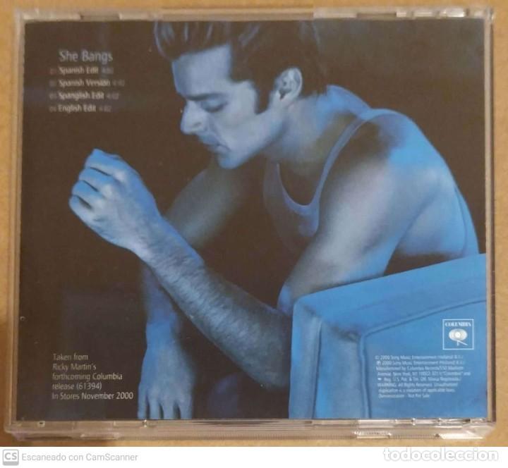 CDs de m&uacute;sica: RICKY MARTIN (SHE BANGS) CD Single 2000 - Foto 2