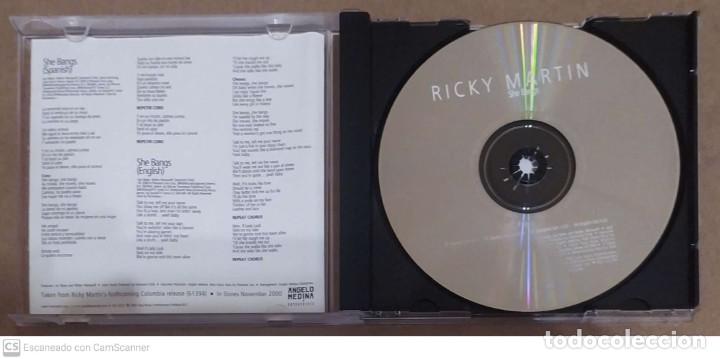 CDs de m&uacute;sica: RICKY MARTIN (SHE BANGS) CD Single 2000 - Foto 3