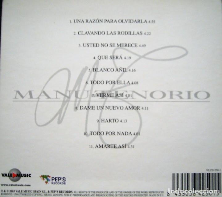 CDs de m&uacute;sica: MANU TENORIO - BLANCO A&Ntilde;IL - Foto 2