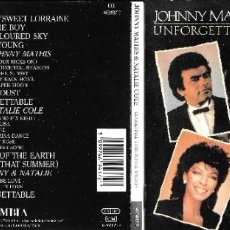 CDs de Música: JOHNNY MATHIS - UNFORGETTABLE WITH SPECIAL GUEST NATALIE COLE. Lote 310999208