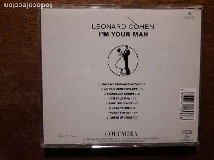 CDs de m&uacute;sica: Leonard cohen - im your man - Foto 3