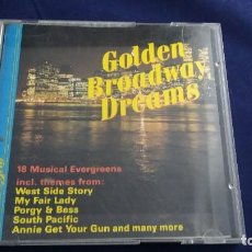 CDs de Música: CD GOLDEN BROADWAY DREAMS. 18 MUSICAL EVERGREENS. Lote 311417433