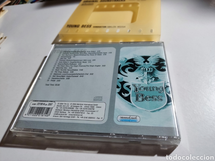 CDs de m&uacute;sica: Cd banda sonora Young bess - Foto 4