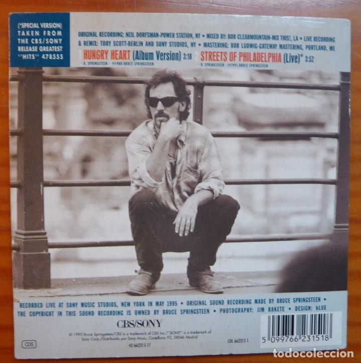 CDs de m&uacute;sica: BRUCE SPRINGSTEEN / HUNGRY HEART / 1995 / SINGLE CD - Foto 2