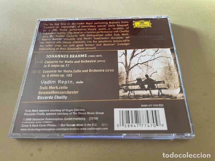 CDs de m&uacute;sica: CD VADIM REPIN BRAHMS VIOLIN CONCERTO - Foto 2