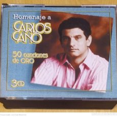 CDs de Música: CARLOS CANO (HOMENAJE A CARLOS CANO - 50 CANCIONES DE ORO) 3 CD'S 2005. Lote 311922088