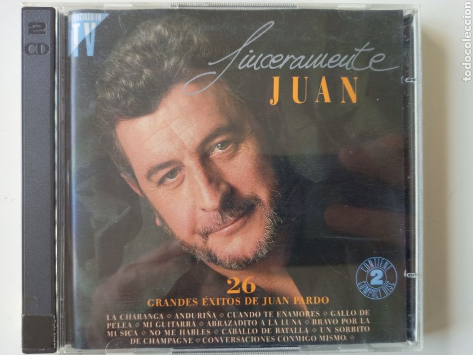 CDs de m&uacute;sica: Juan Pardo - Sinceramente, Juan - Foto 1